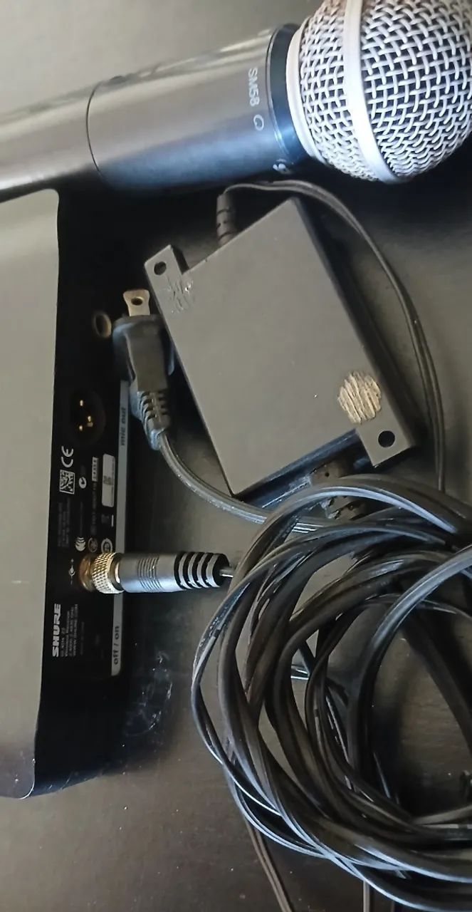 Microfone E Receptor Shure Glx D4 Z2 Preto  - Foto 4