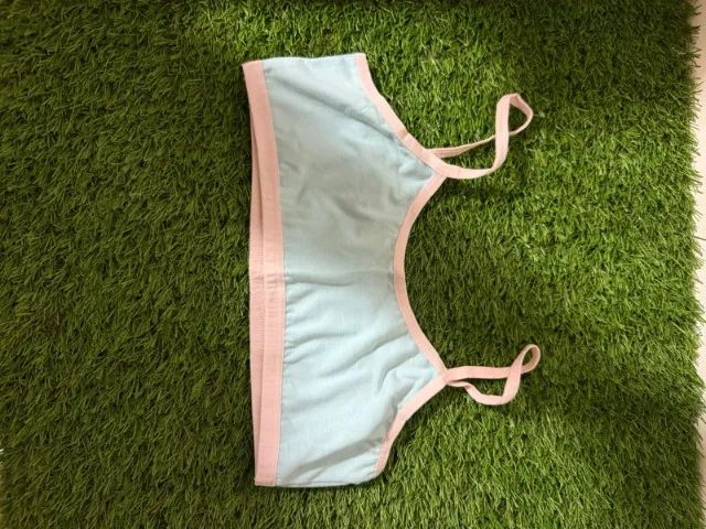kit 2 Sutiã top infantil menina alça fina algodão - Foto 3