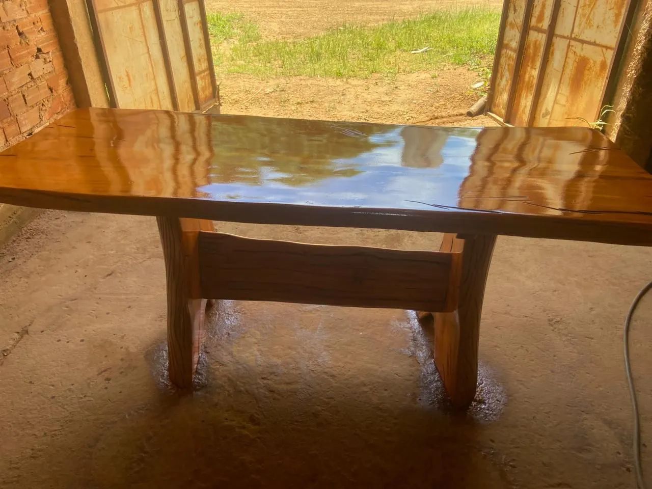 Mesa rustica de Madeira Maciça - Foto 5
