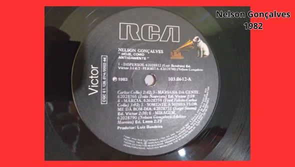 Disco de Vinil Nelson Gonçalves - Albúm Hoje Como Antigamente 1983 - Foto 4