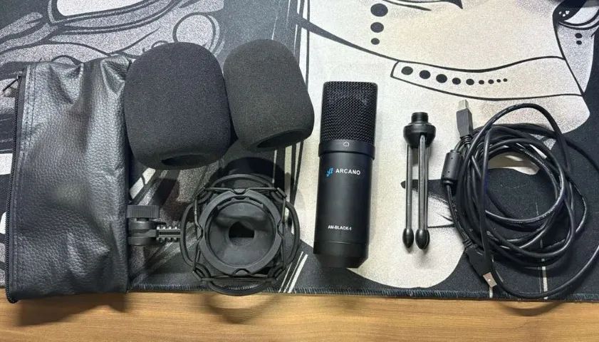 Microfone Usb Arcano AM-Black-1 - Foto 2