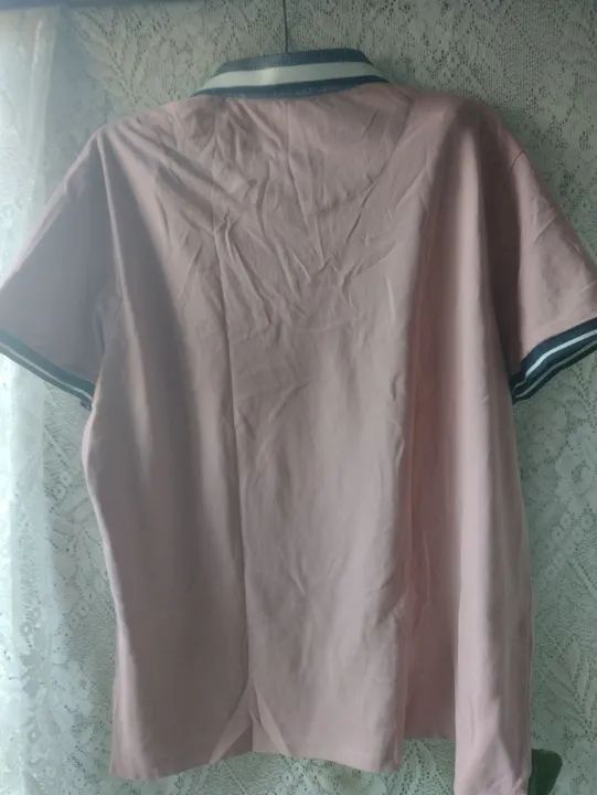 Polo Masculina Rosa - Foto 5