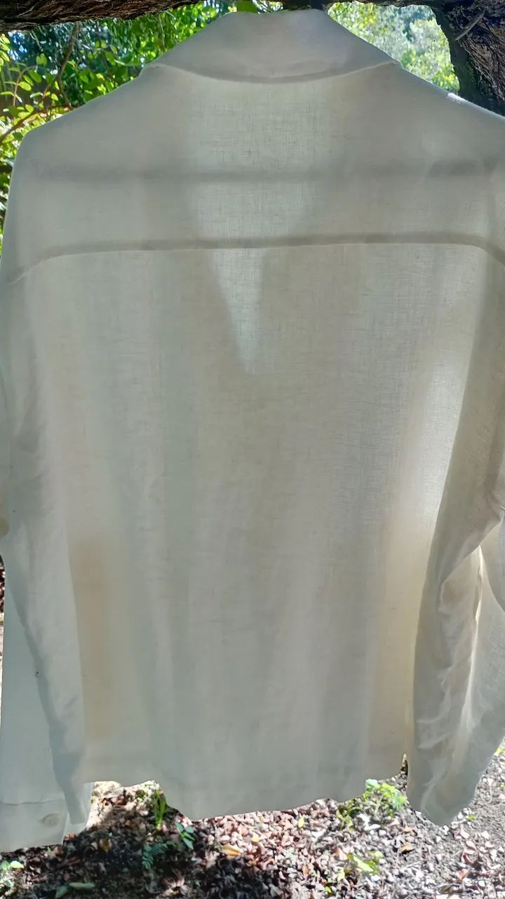 Casaco Zara Branco - Tamanho GG - Foto 5
