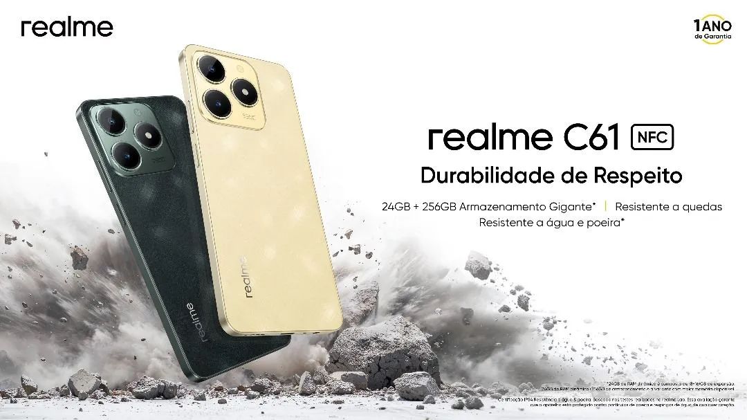 Realme c61 256 gb / 8 gb de ram - Foto 3
