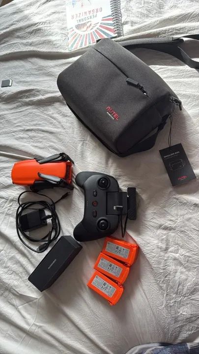 Drone Autel Robotics Autel Robits EVO Nano + Premium Nano plus com câmera 4K Laranja 5.8GH - Foto 2