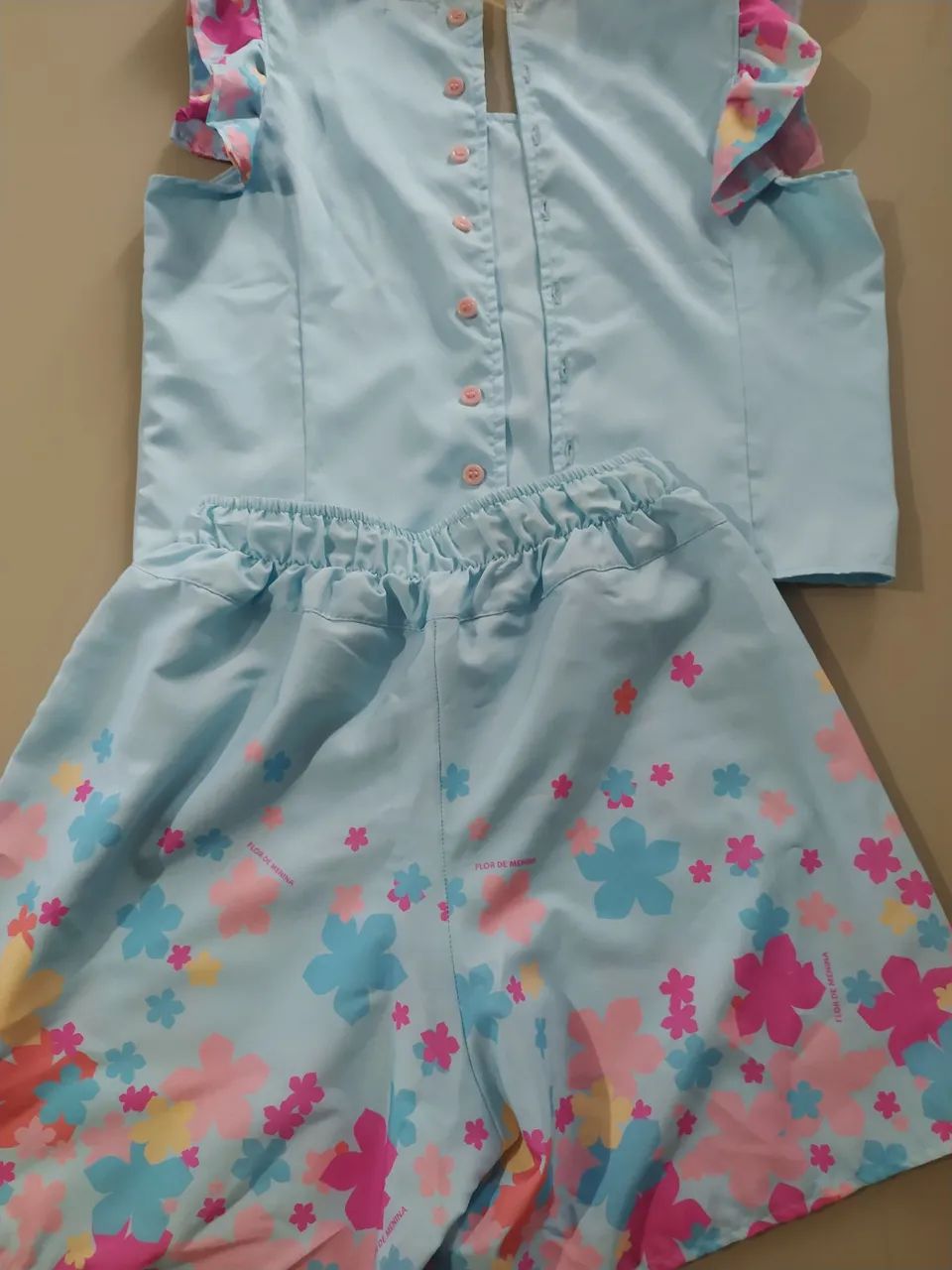 Conjunto Infantil Floral - Foto 2