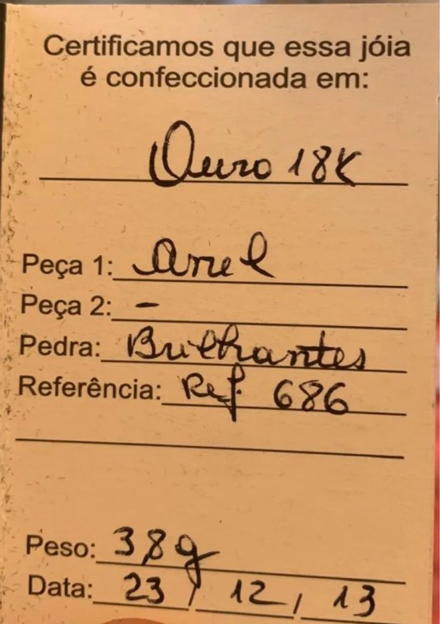 Anel de ouro 18k com Brilhantes - Foto 4