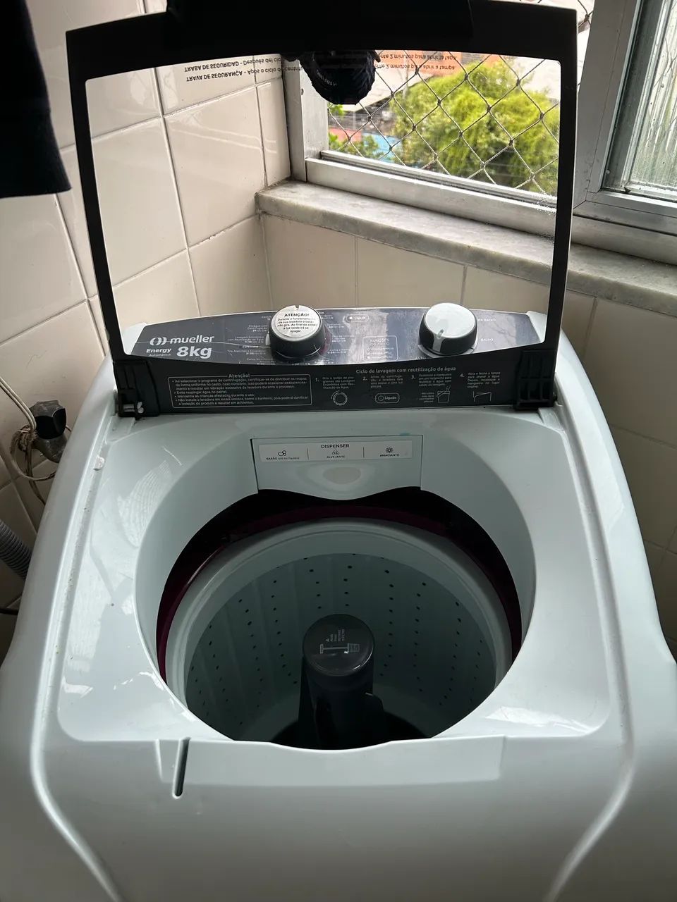 Máquina de lavar automática  mueller 8kg 