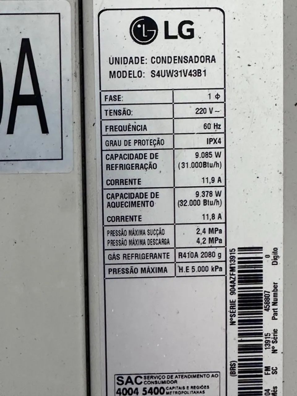 Ar Condicionado LG Cassete - Foto 4