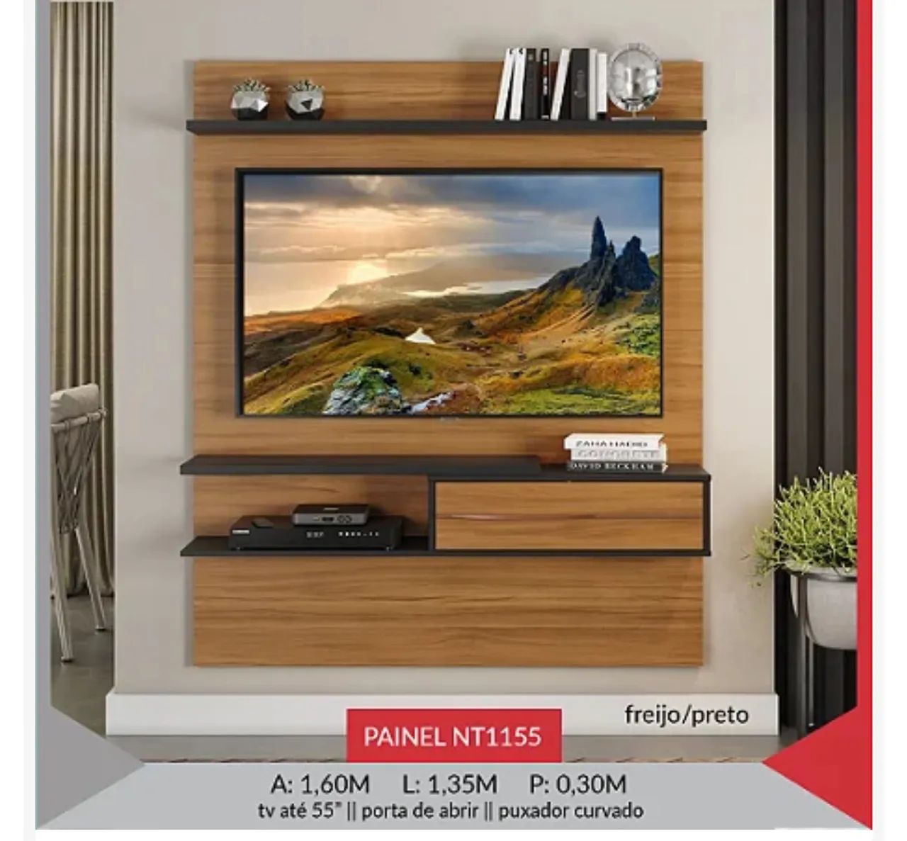 Painel para tv. 55. 
