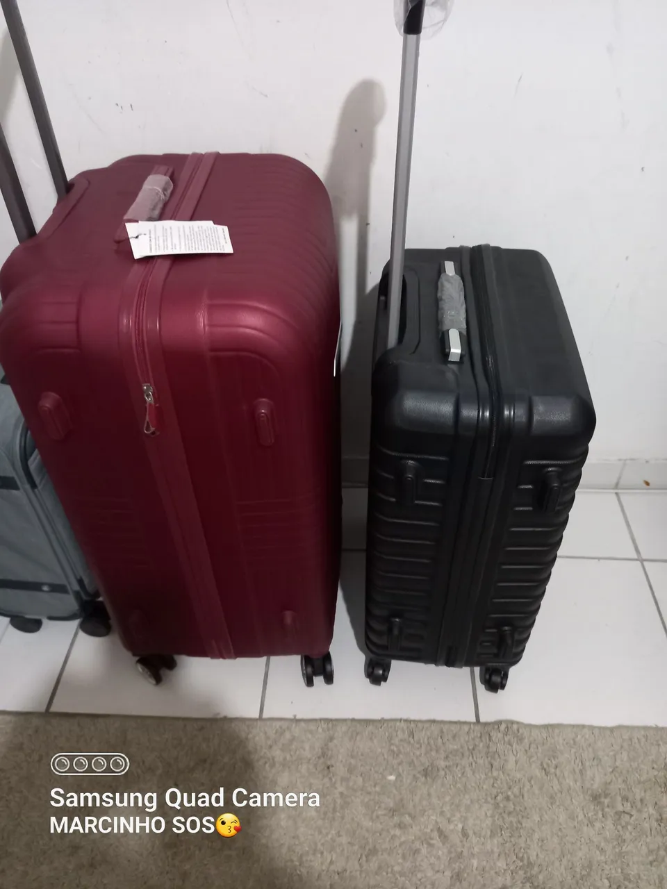 mala 2, uma média e uma grande novas design moderno nunca usadas