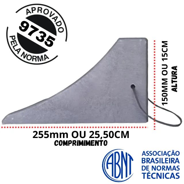 CALÇO PARA RODAS TRAILERS CAMINHÃO CAMINHONETE NBR 9735