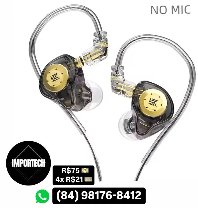 Fone De Ouvido Kz Edx Pro. @importech_084