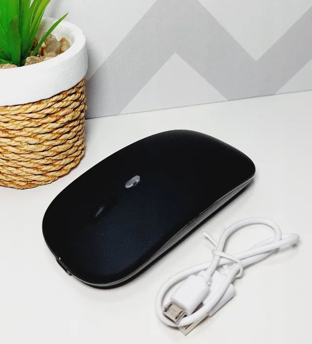 Rechargeable Bluetooth and Wireless USB Mouse Black NEW!64529520019202121