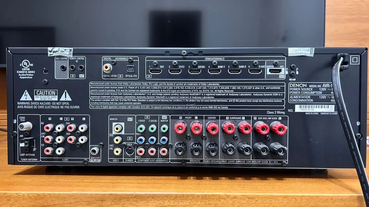 Receiver 7.1 HDMI Denon AVR-1712 - Foto 4