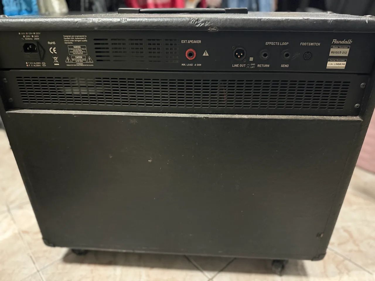 Amplificador RANDALL RG1503 150w  2x12 