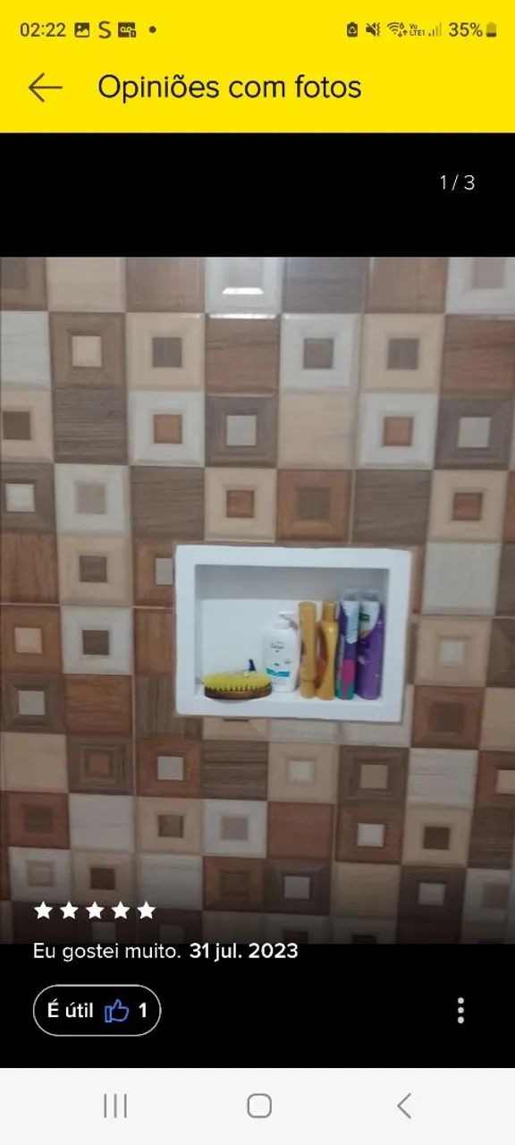 Nicho embutir PVC alto brilho 30x40 branco - Foto 6