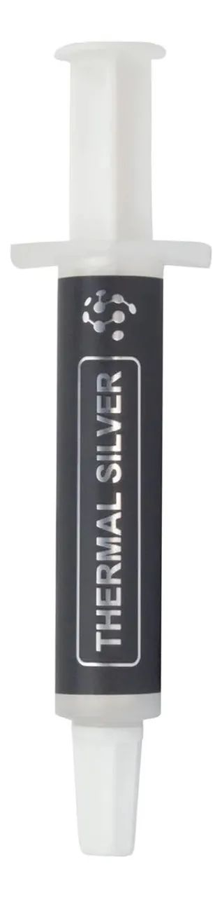 Pasta Térmica Thermal Silver Seringa 5g Prata Implastec Loja Coimbra Manutenção de Pc Aqui - Foto 3