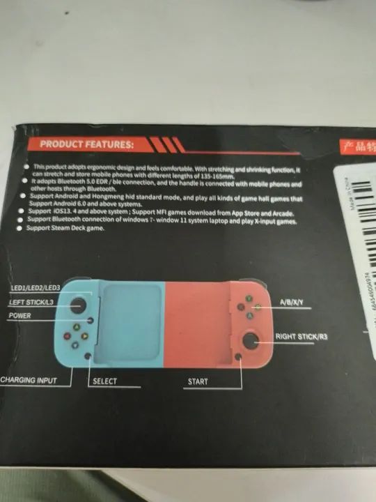 Controle para celular com gamepad64297910622467122