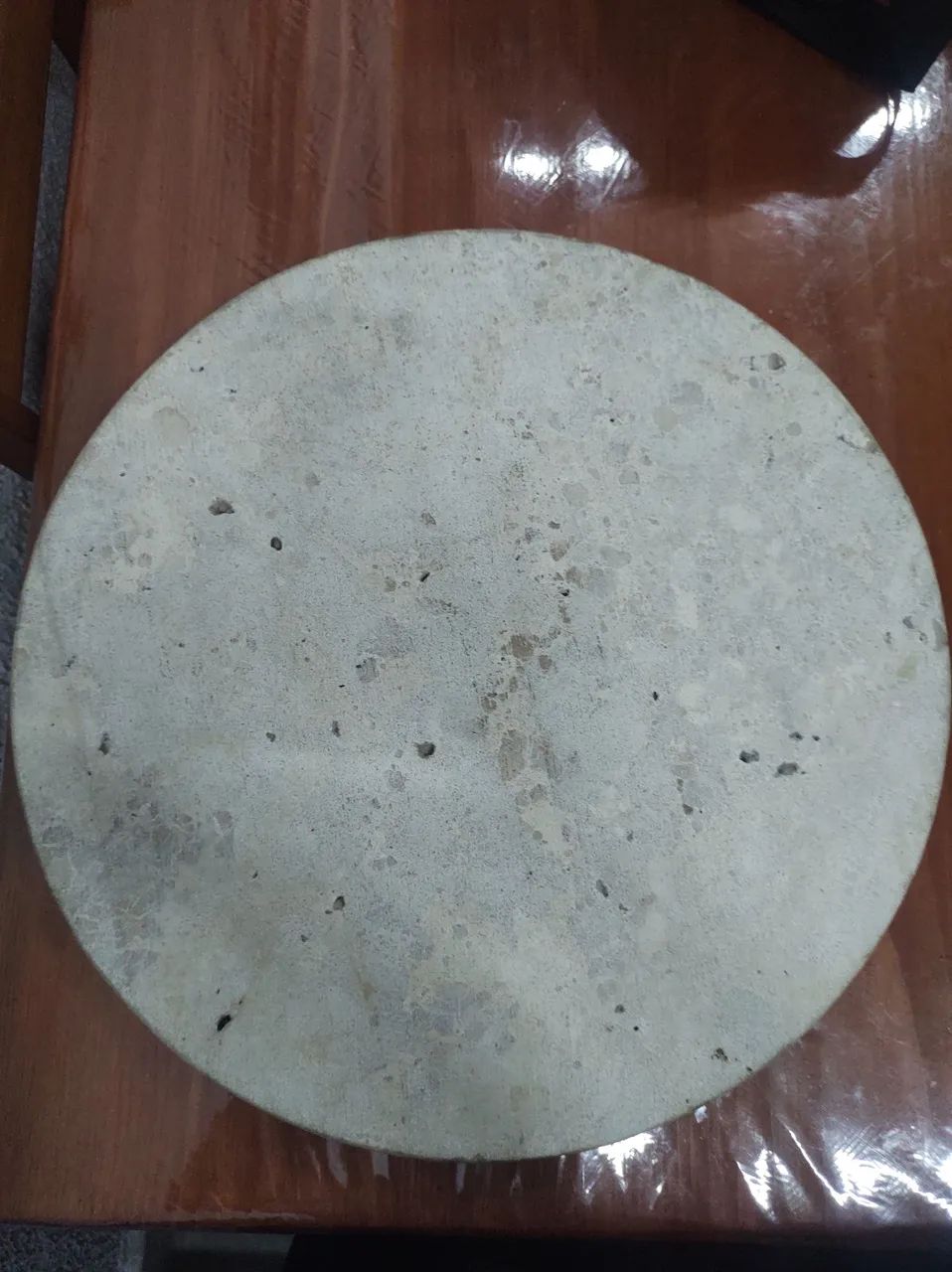 Base redonda de mármore para mesa de centro - Foto 3