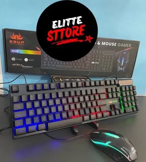 teclado e mouse gamer