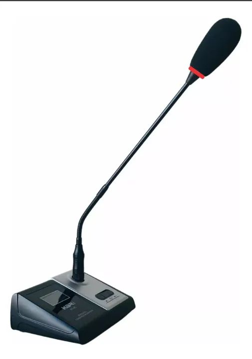 Microfone Gooseneck Sem Fio Reunião Pulpito Ksr Km2c 96 Cns - Foto 3