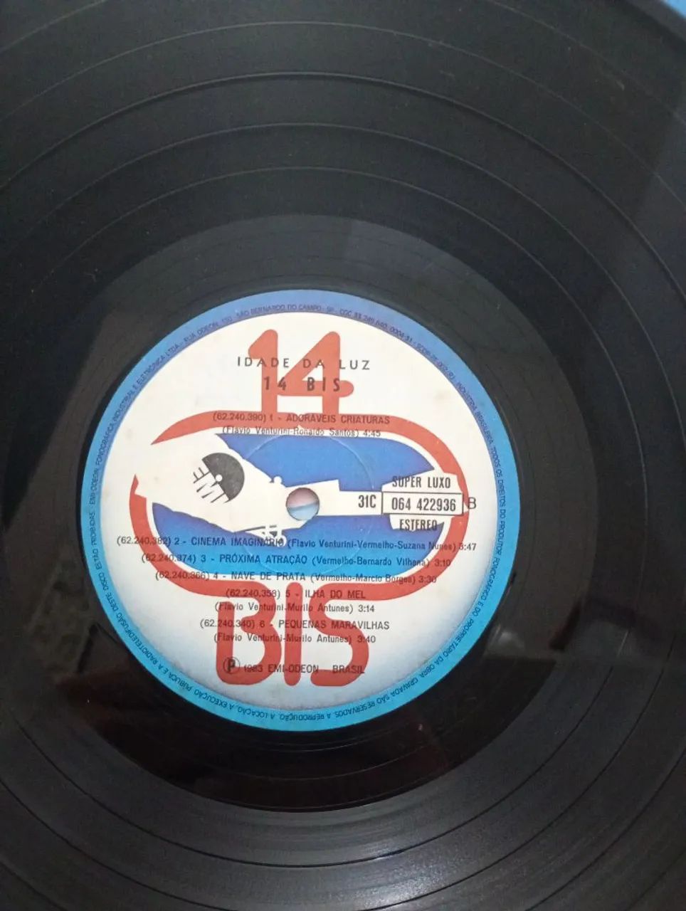 Disco de Vinil - Cidade da Luz - 14 Bis 1983 - Foto 4