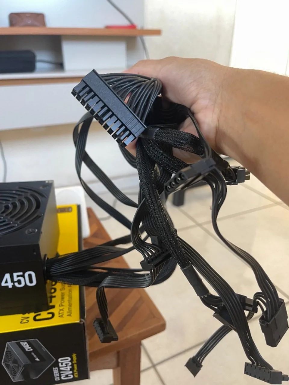 FONTE CORSAIR CV450 - COMPLETO COM CAIXA - Foto 3