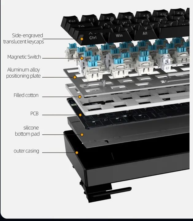 Teclado magnético ND63 NOVO PRONTA ENTREGA! - Foto 2