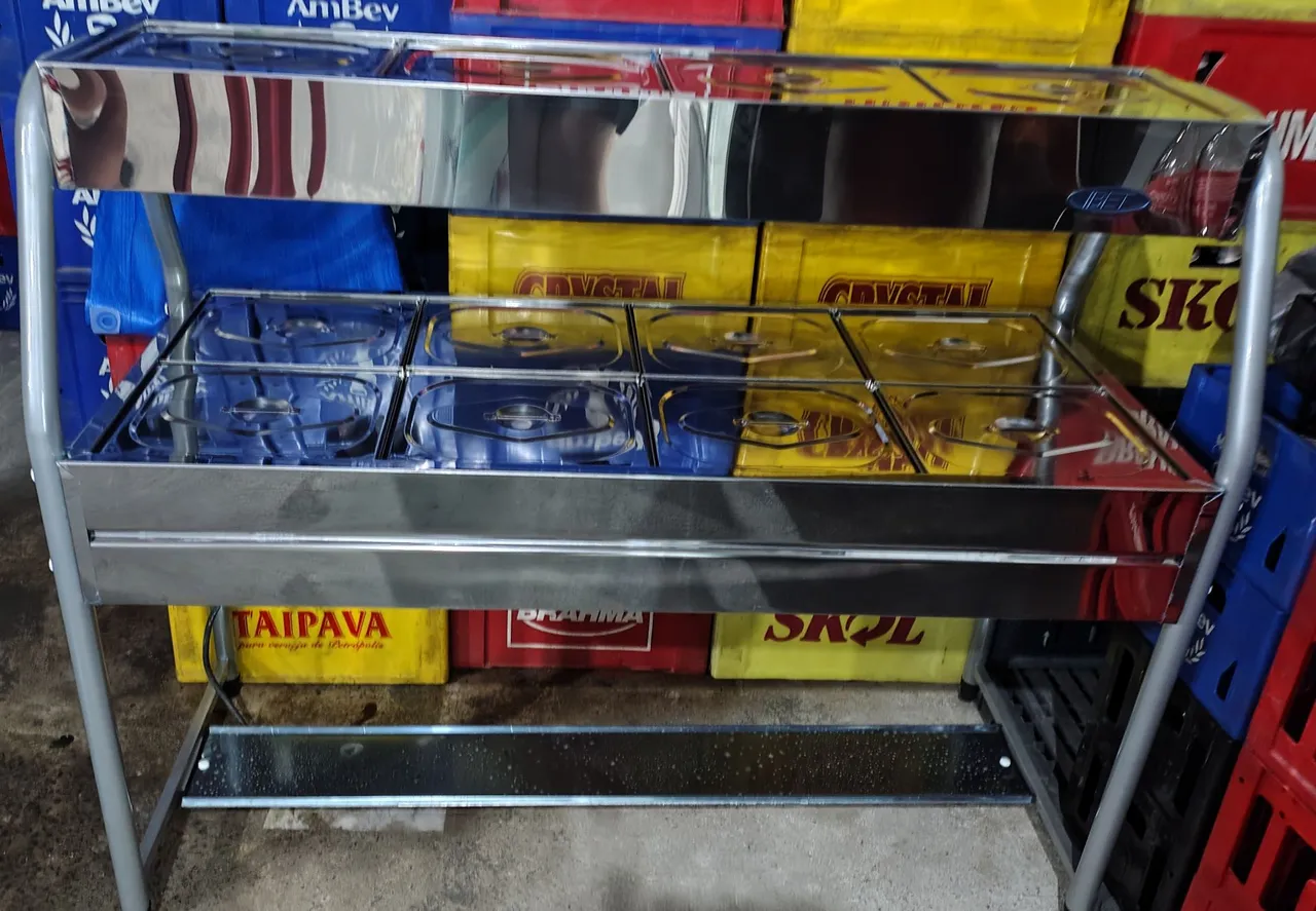 Buffet Térmico em Aço Inox - Perfeito para Restaurantes!