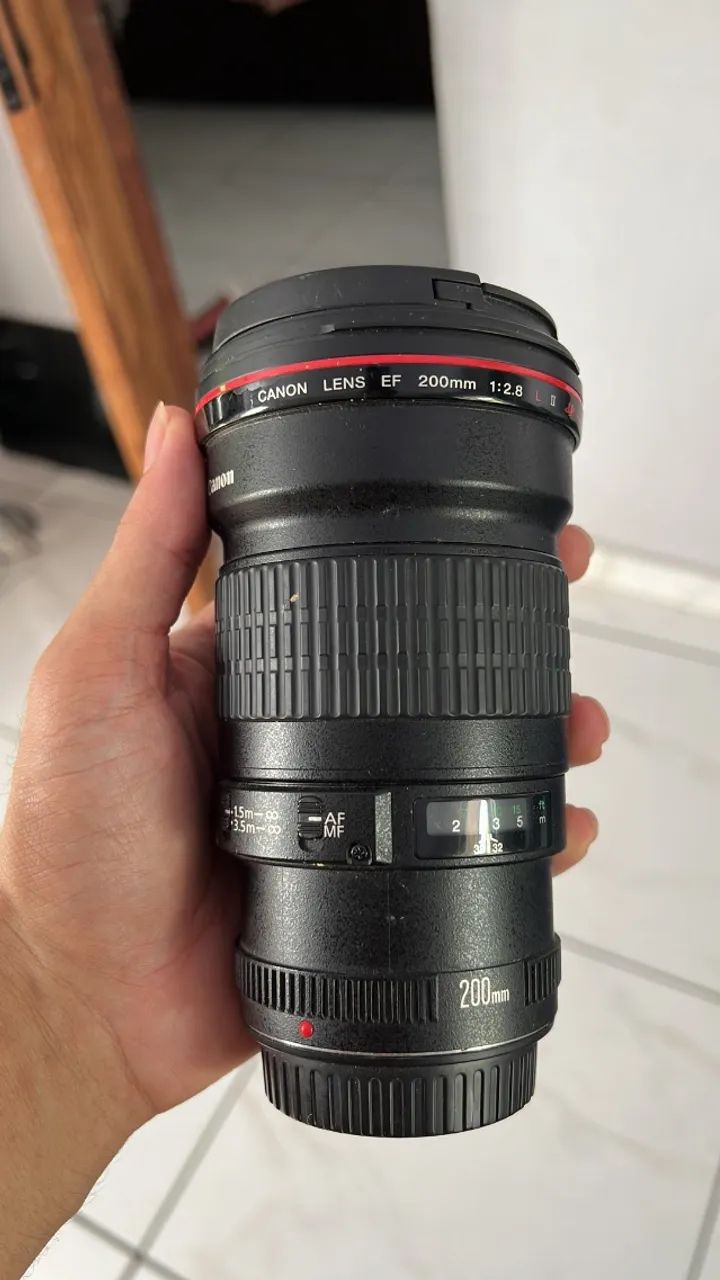 Lente Canon Lens EF /2.8 200mm Fixa
