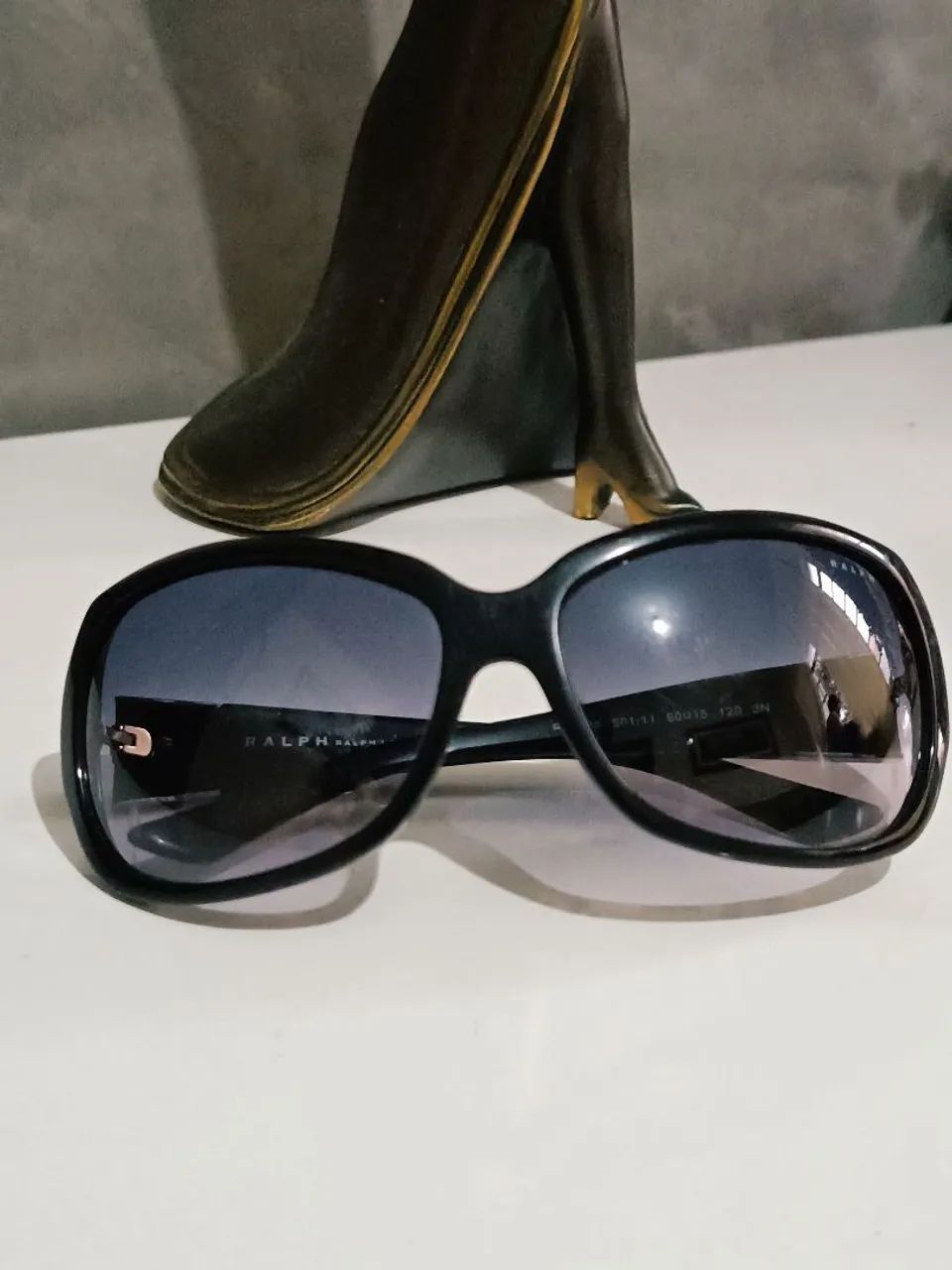 Solar Acetato Ralph Lauren RL */11 Preto - Foto 2