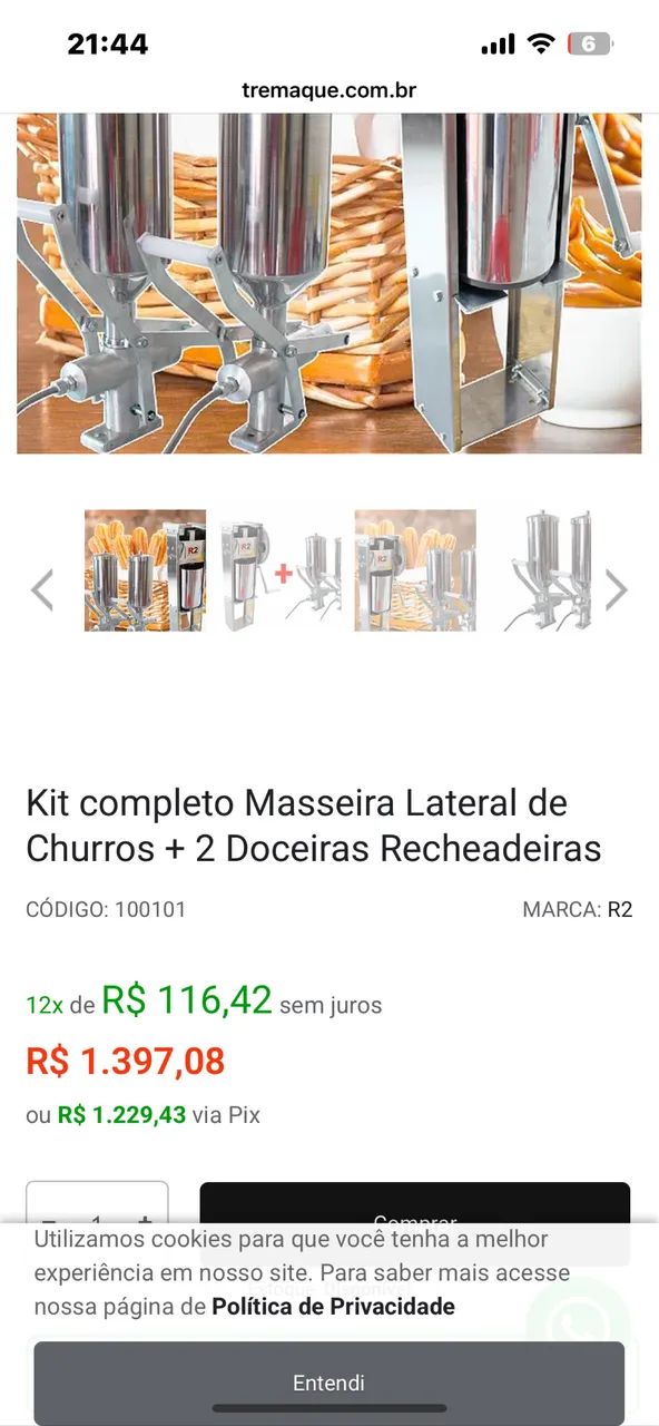 Máquina de churros  - Foto 2