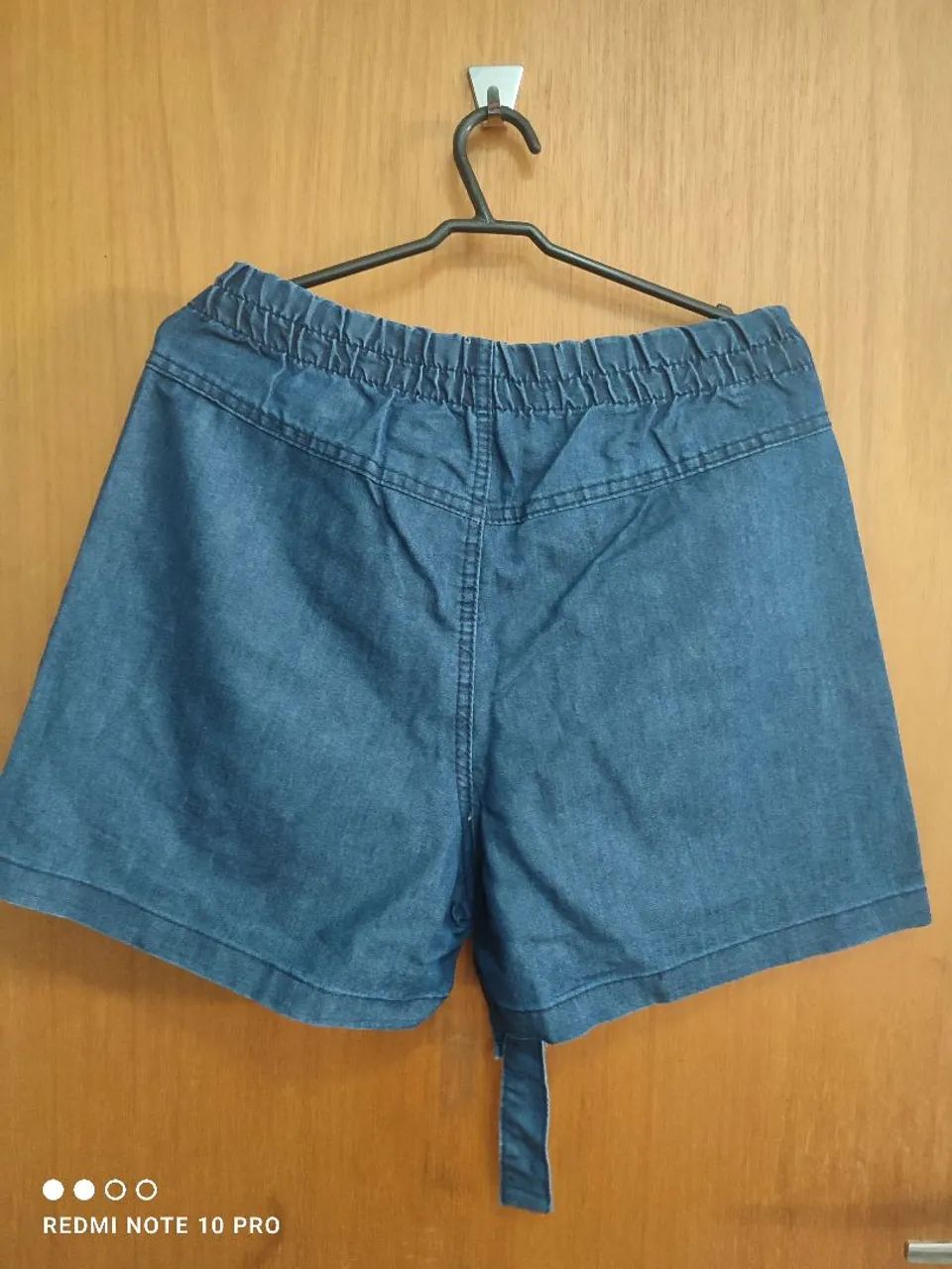 Short pano leve soltinho azul - Foto 3