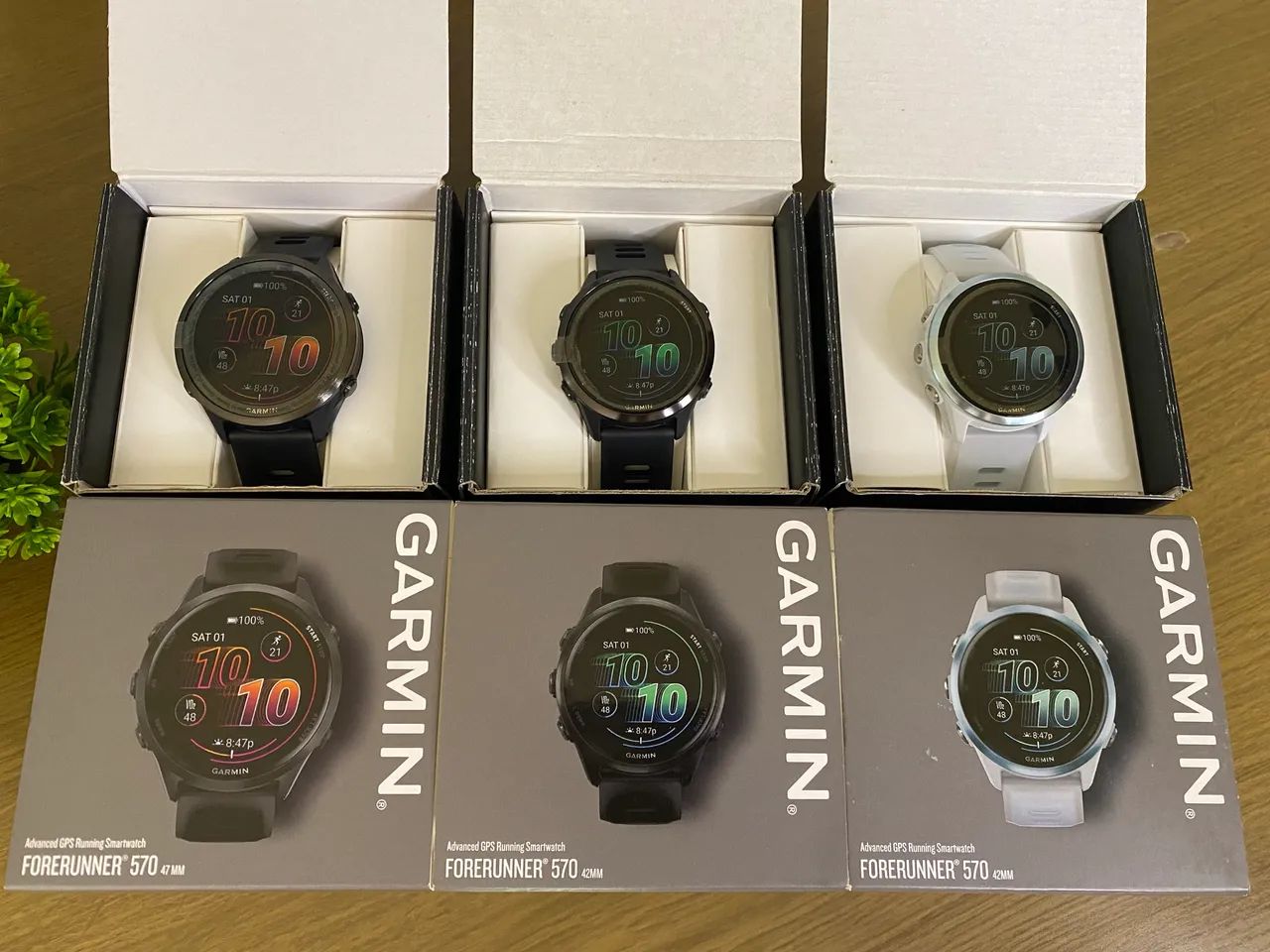 Relógio Garmin Forerunner 570 Amoled Novo Lacrado - Foto 3