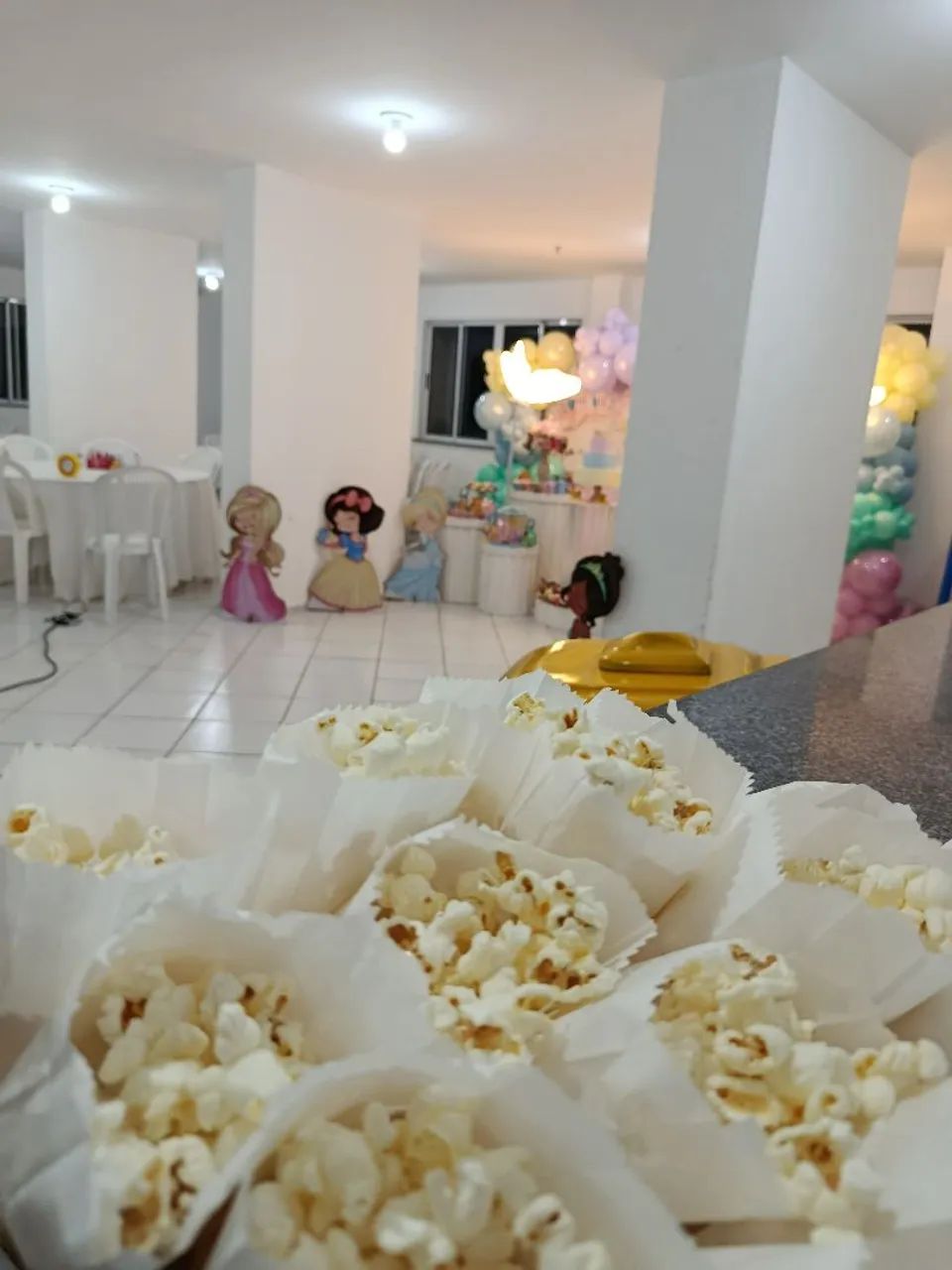 Pipoca e algodão doce 
