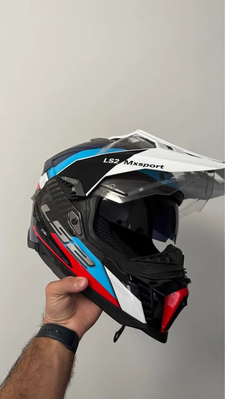 Capacete moto LS2 explorer carbon - Foto 4