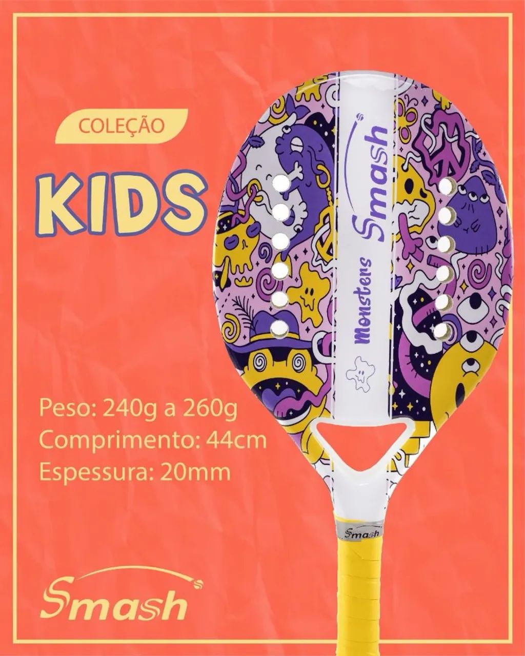 Raquetes de Beach Tennis Smash Kids - Diversos Modelos - Foto 4