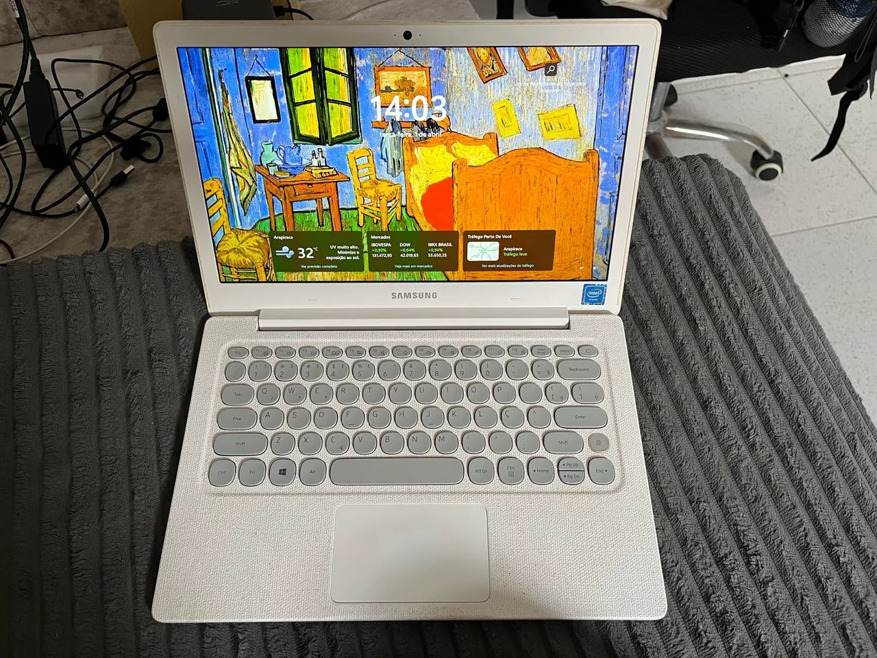 Notebook Samsung Flash F30 - Branco