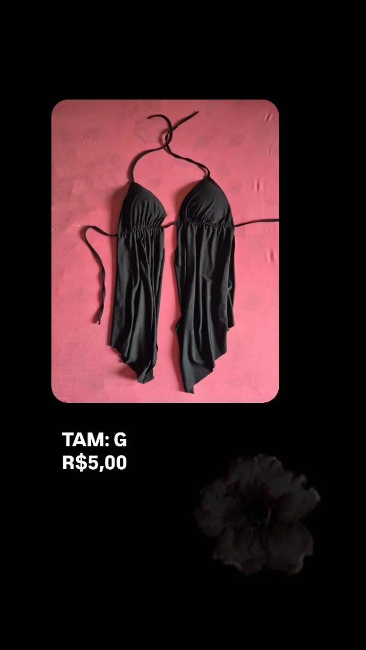 Cropped preto