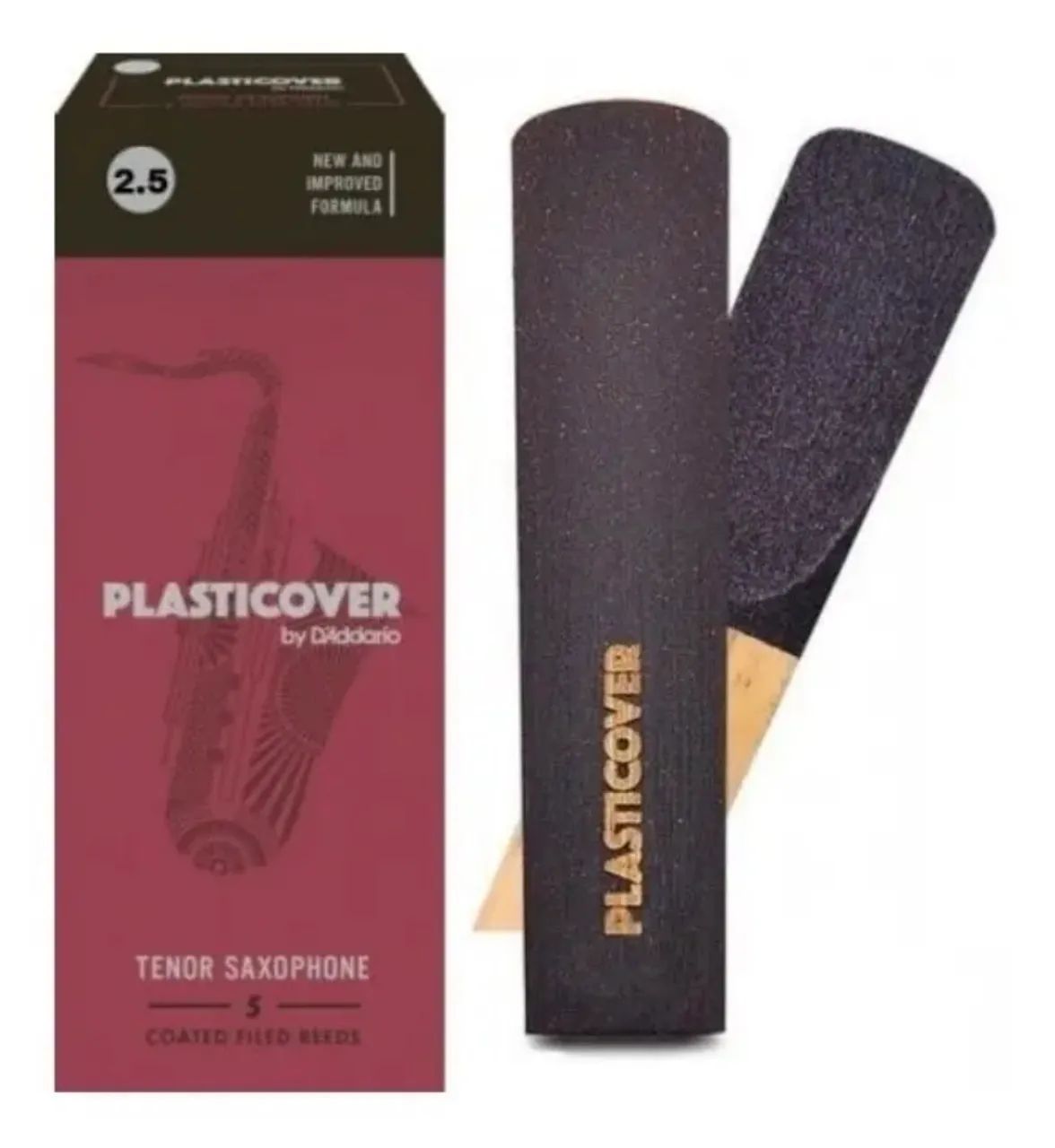 Palheta Plasticover nº 2 e 2,5 para Saxofone Tenor - Foto 4