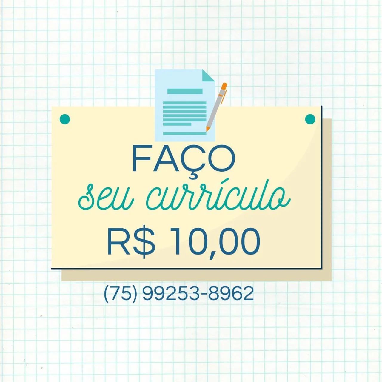 FAÇO SEU CURRÍCULO 