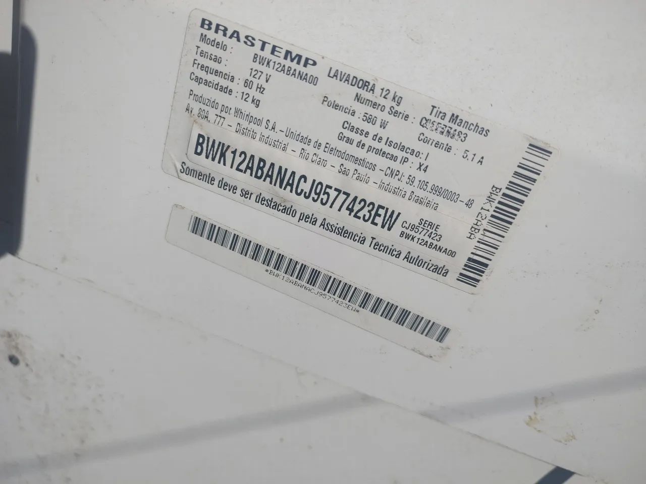 Vendo máquina de lavar 