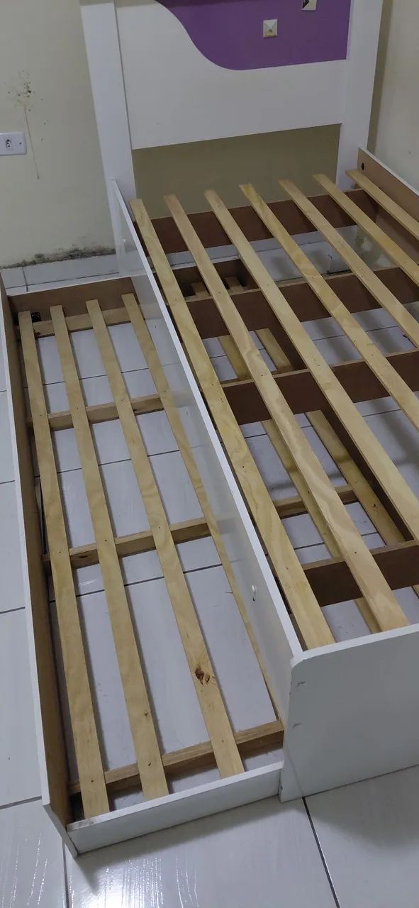 Cama de solteiro com cama auxiliadora - Foto 2