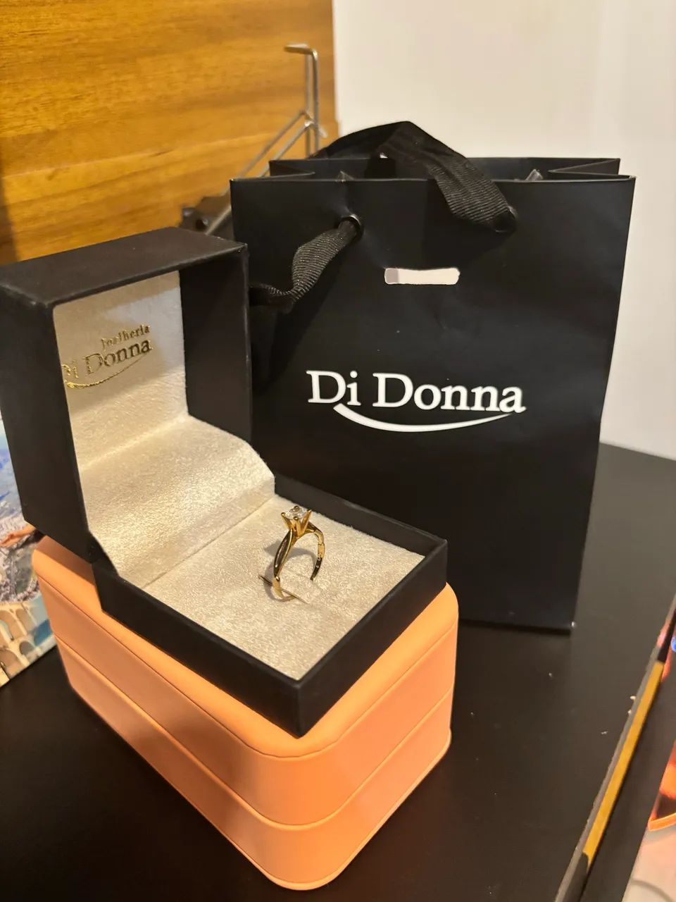 anel de ouro didonna