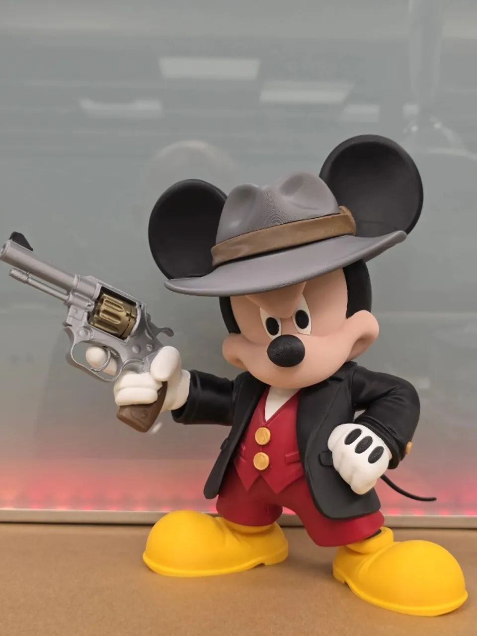 MICKEY GANGSTER - Peça decorativa 3d 24cm