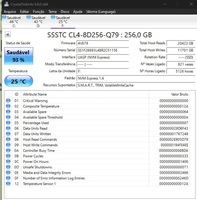 Ssd 256gb - 2 unidades - Foto 3