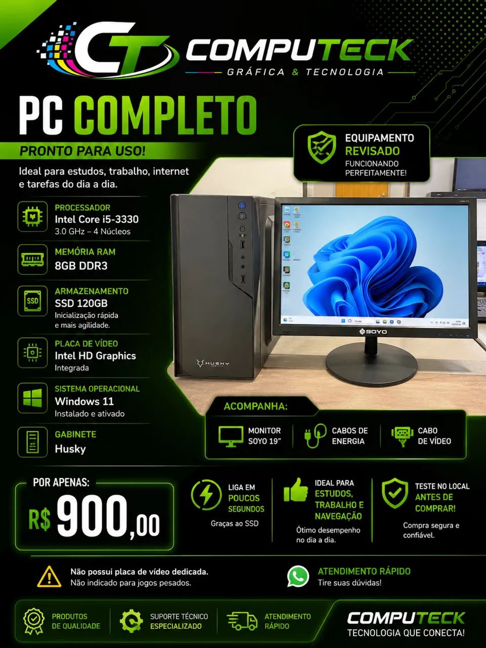 Pc completo i5
