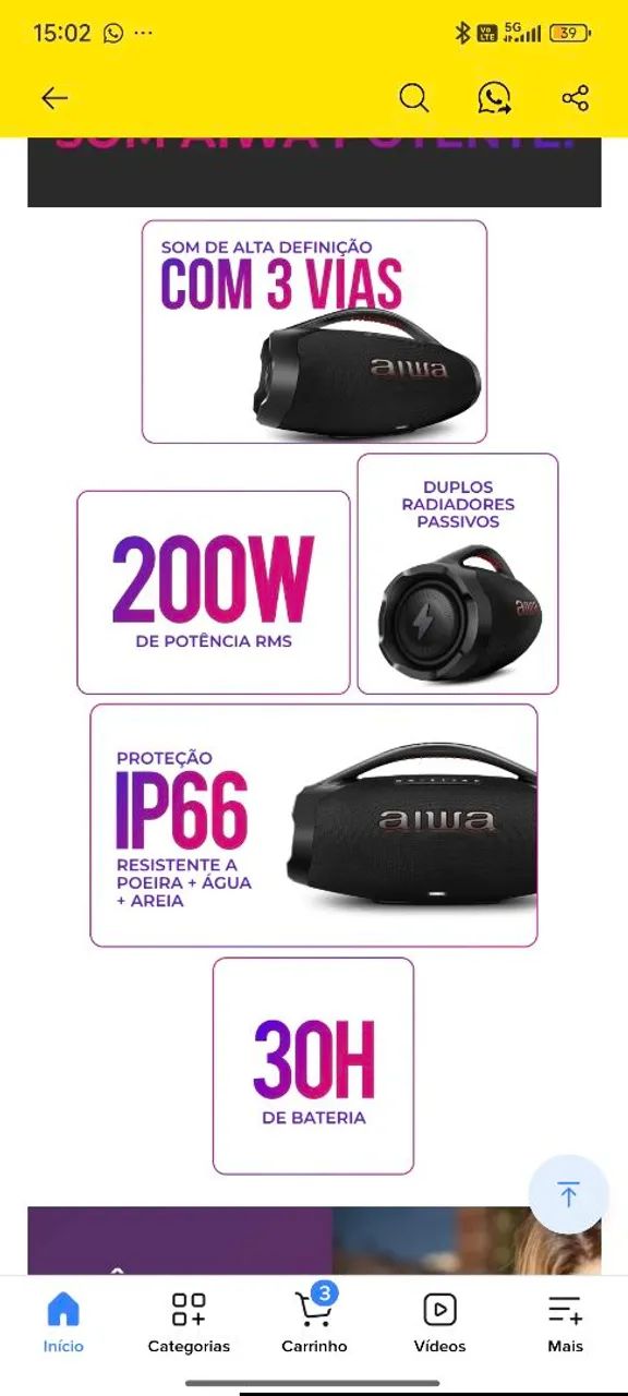 Boombox AIWA - Foto 4