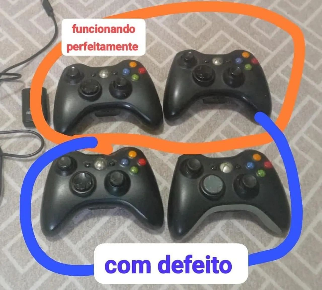 Xbox 360 Desbloqueado com jogos + Kinect e Controles - Foto 4